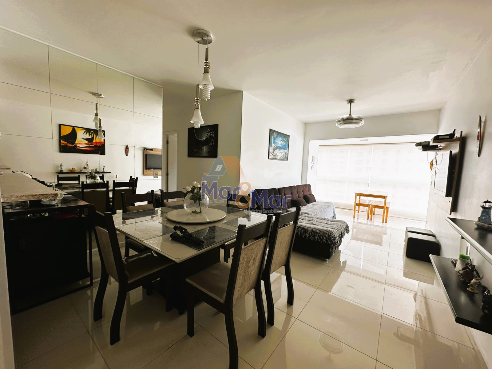 Apartamento Frente ao Mar, Astúrias, Guarujá - SP